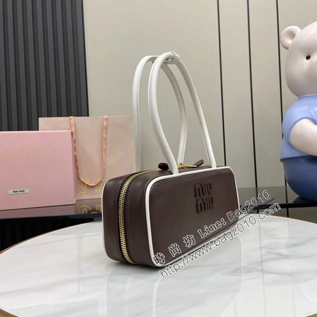 MIU MIU專櫃繆繆最新款Beau手袋25ss單肩包 jh2872型號：5BB173